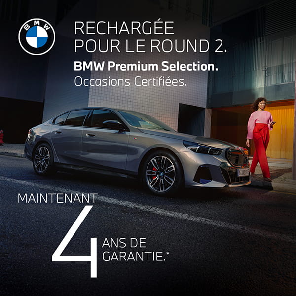 RECHARGÉE POUR LE ROUND 2.BMW Premium Selection.Occasions Certifiées.