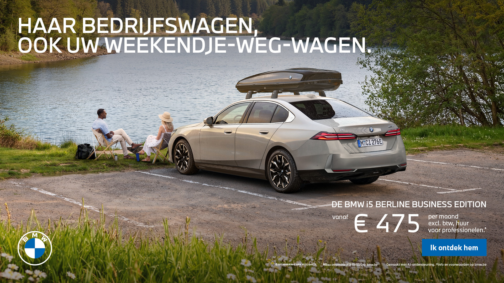 Haar bedrijfswagen, ook uw weekendje-weg-wagen.